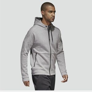 Adidas ID Stadium Hoodie in heather grey